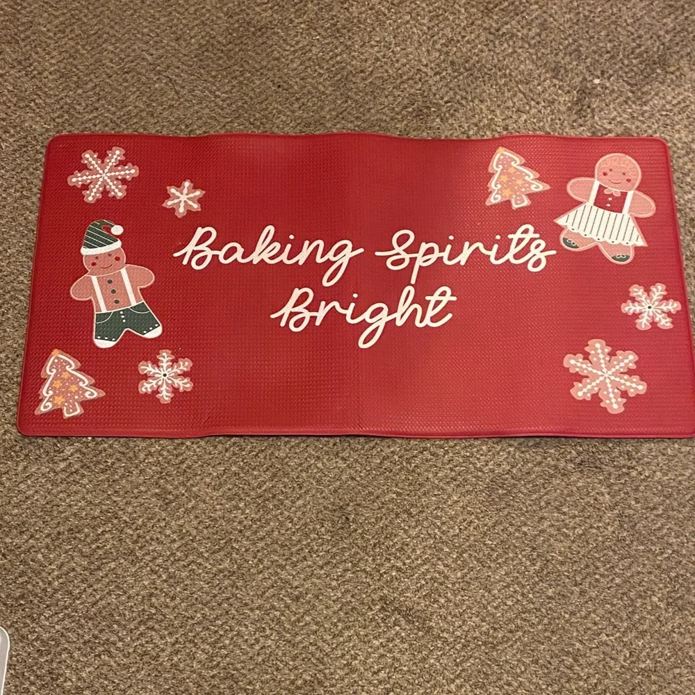 Festive Red Baking Spirits Bright Mat